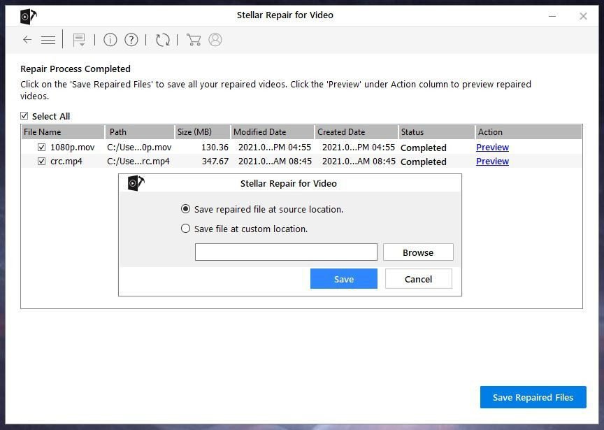 fix-corrupt-videos-with-stellar-repair-for-video-saving-repaired-file-in-preferred-location